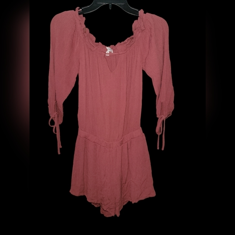NWOT Active USA Pink Strapless Romper